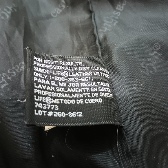 East 5th Genuine Leather Women's Jacket /Coat Black Size Xlarge - Picture 9 of 10